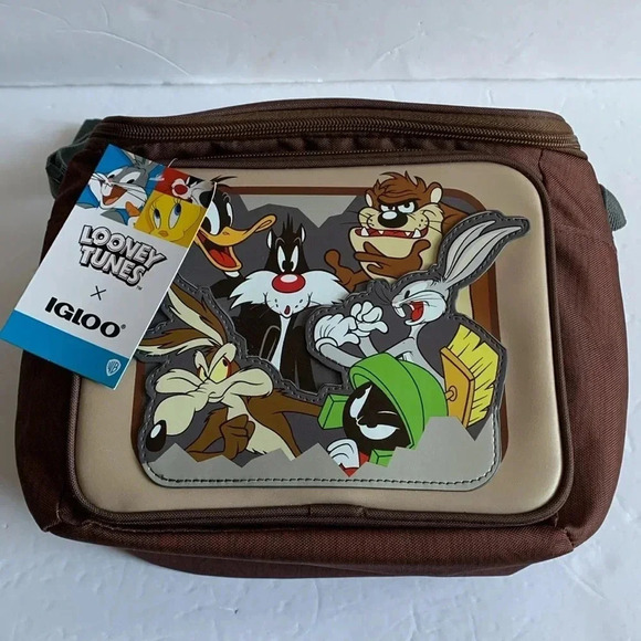 Looney Tunes 9 Can  Insulated Igloo Cooler Bag NWT - Picture 11 of 11
